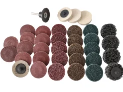PRIZE® Sand- & Slibepapir|Slibe- og polersæt 35 dele -
