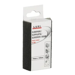 LUXI® Sandpapir|Slibepude korn 100 med vinkel - 70 x 100 mm -