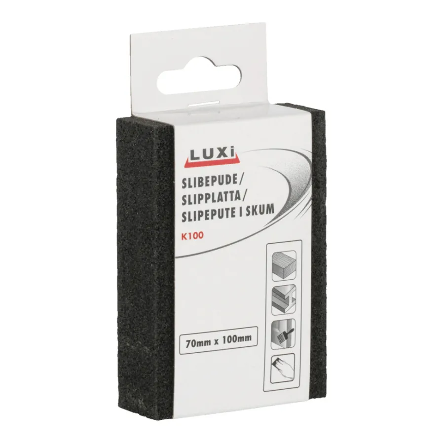LUXI® Sandpapir|Slibepude korn 100 - 70 x 100 mm -