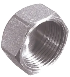 Forkromede|Slutmuffe 3/4" krom