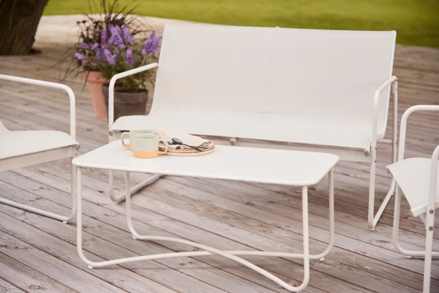 Loungemøbler|Sofasæt i fire dele i farven Sandy Grey