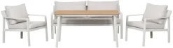 Sunlife® Sæsonafslutning|Loungemøbler|Sofasæt Philadelphia - Beige og natur