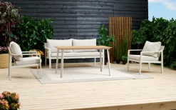 Sunlife® Sæsonafslutning|Loungemøbler|Sofasæt Philadelphia - Beige og natur