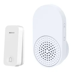 Elworks Trådløse Dørklokker|Sofia trådløs dørklokke plug-in-kit - Hvid