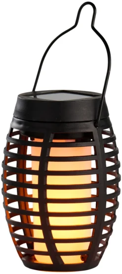Garden® Sæsonafslutning|Solcellelamper|Solar 3-i-1 flammefakler LED 50 cm 3-pk. - Sort