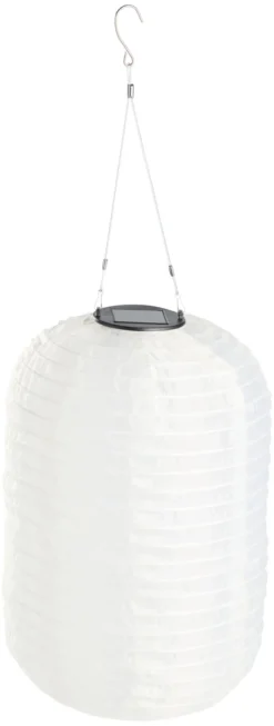 Garden® Sæsonafslutning|Solcellelamper|Solarlanterne aflang Ø24 x H38 cm -