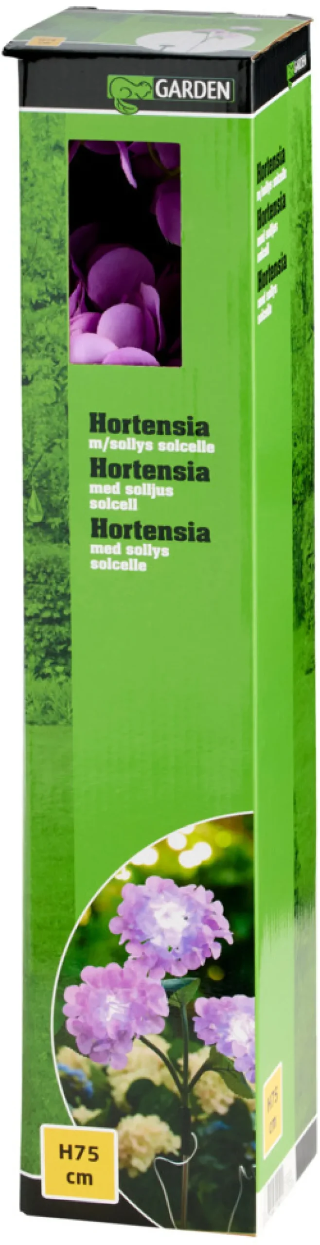 Garden® Sæsonafslutning|Solcellelamper|Solcelleblomst Hortensia -