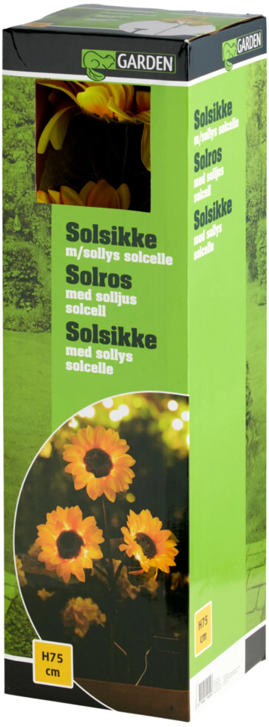Garden® Sæsonafslutning|Solcellelamper|Solcelleblomst Solsikke -