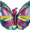 Pynt & Festudstyr|Sommerfugl folieballon 1 stk. B69 x H45 cm