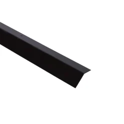 Horton Bedafgrænsning & Minihegn|profil med sneglekant 80 cm Sort