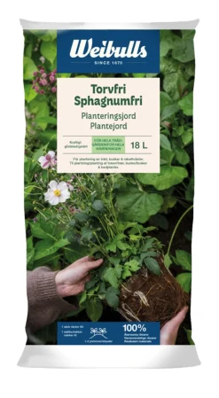 Weibulls Jord|Sphagnumfri plantejord 18 liter