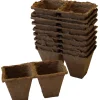 Weibulls Forspiring|Sphagnumpotter firkantede 6 cm 20 stk.