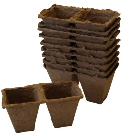 Weibulls Forspiring|Sphagnumpotter firkantede 6 cm 20 stk.