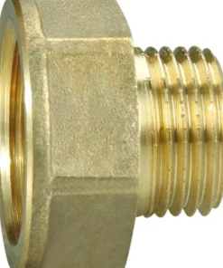 Messing|Spidsmuffe messing 3/8" x 1/2"