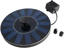 Garden® Sæsonafslutning|Lys & Havedekorationer|Springvand med solceller Ø16 cm -