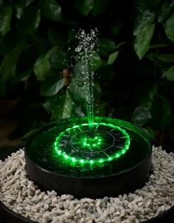 Outfit Sæsonafslutning|Lys & Havedekorationer|Springvand med solceller Ø16,5 cm -