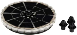 Outfit Sæsonafslutning|Lys & Havedekorationer|Springvand med solceller Ø16,5 cm -