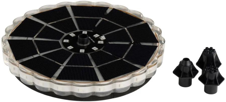 Outfit Sæsonafslutning|Lys & Havedekorationer|Springvand med solceller Ø16,5 cm -