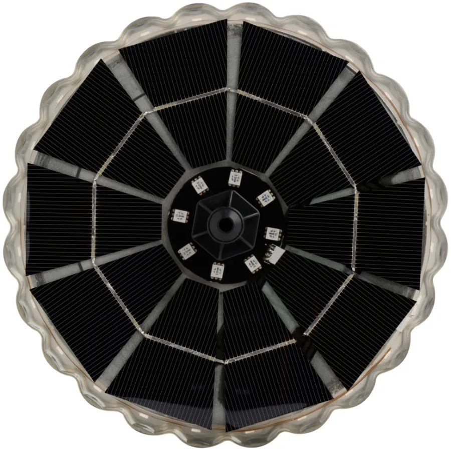 Outfit Sæsonafslutning|Lys & Havedekorationer|Springvand med solceller Ø16,5 cm -
