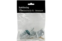 Stakit|Stakitbeslag galvaniseret 4 stk.