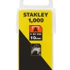 Stanley Hæftepistoler|hæfteklammer type A 10 mm 1000 stk.