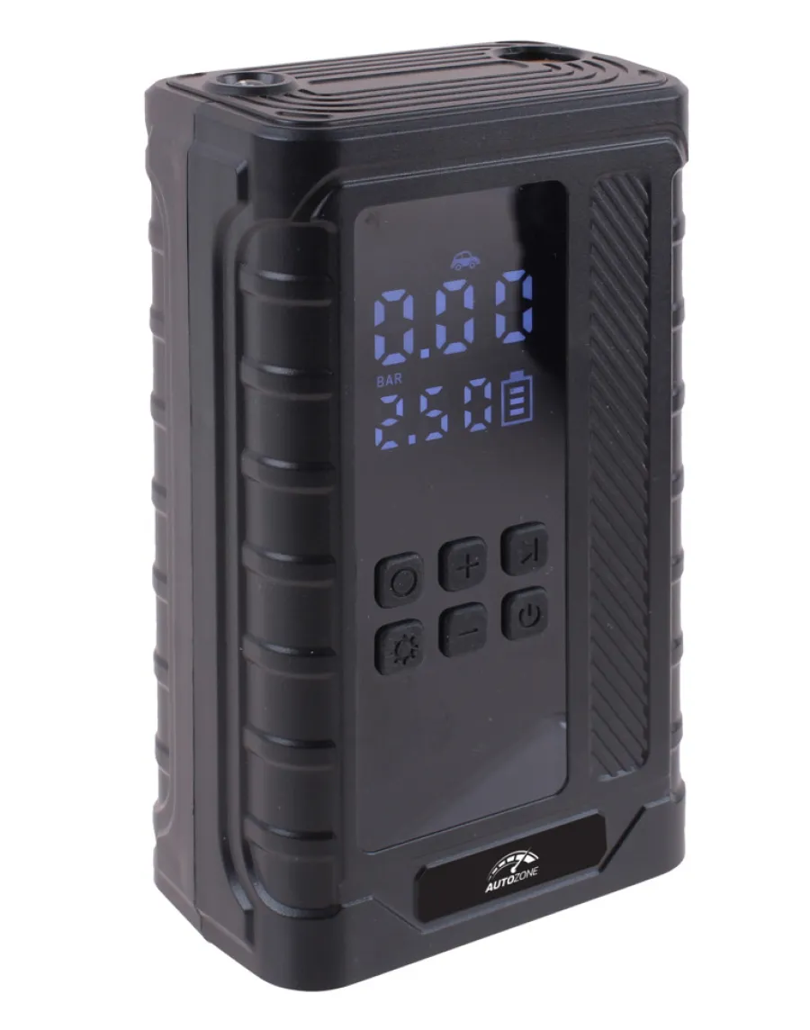 AutoZone® Biltilbehør|Starthjælp 14,8 V m/kompressor -