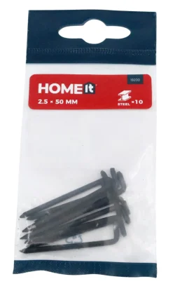 HOME it Søm|Stålhager 2,5 x 50 mm 10 stk.