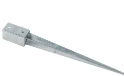 Stolper & Pæle|Stolpespyd galvaniseret 71 x 71 x 750 mm