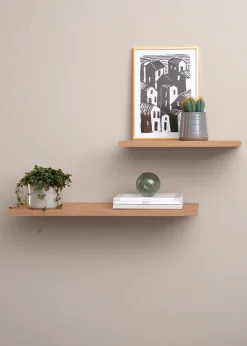 DAY Hylder|Svævehylde MDF folie 58 x 20 cm - Træ