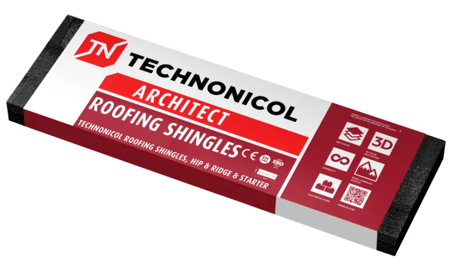 Tagpap & Asfalt|Tagfod shingel 100 x 25 cm Sort
