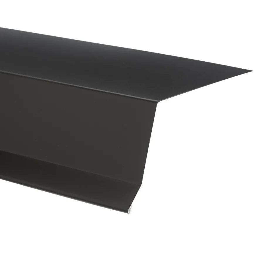 JUAL Tagpap & Asfalt|Tagfod sort aluminium 55 x 80 x 1000 mm