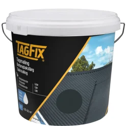 TagFix® Tag-, Mur- & Sokkelmaling|Tagmaling acryl 5 liter - Antracitgrå