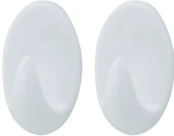 TARGET® Knager & Knagerækker|håndklædekrog oval plast medium 2 stk.