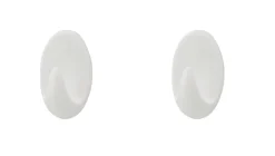 TARGET® Knager & Knagerækker|håndklædekrog oval plast large 2 stk.