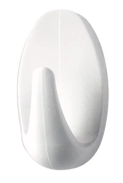 tesa® Klæbesøm|Powerstrips Kroge Oval Small 1 kg - 3 stk. Hvid
