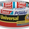 tesa® Tape|Universal gaffatape sølv 50 mm x 25 meter