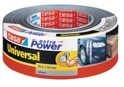tesa® Tape|Universal gaffatape sølv 50 mm x 50 meter