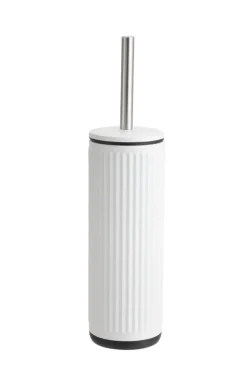 REN Tilbehør Til Badeværelset|Toiletbørste m/riller rund Ø9 x 38 cm - Hvid