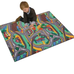 Paradiso Toys Legetøj|Trafiklegetæppe 67 x 100 cm -