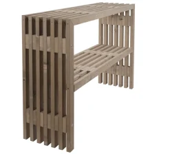 Planteborde & Højbede|Øvrige Havemøbler|Tralle plantebord 115 x 32 x 80 cm Rustik