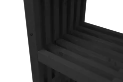 Planteborde & Højbede|Øvrige Havemøbler|Tralle plantebord 115 x 32 x 80 cm Sort