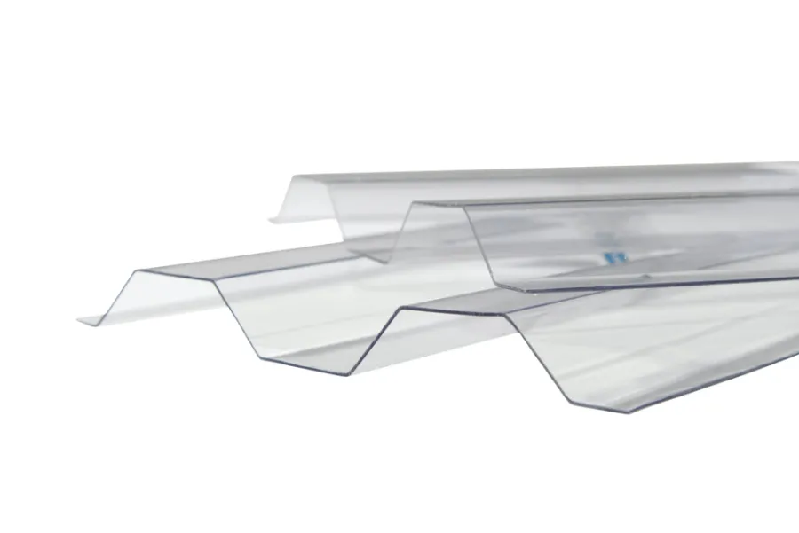 Rodena Tagplader|Trapezplade glasklar profil 76/18 111,9 x 244 cm