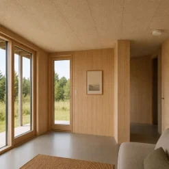 Loftbeklædning|Træbeton K5 600 x 1200 mm Natur