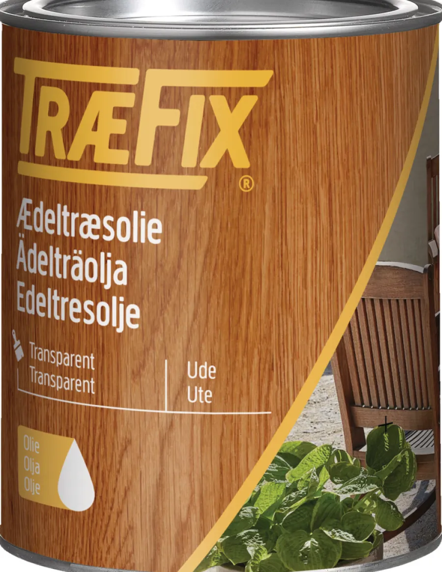 TræFix® Træolie|ædeltræsolie transparent 1 liter Klar
