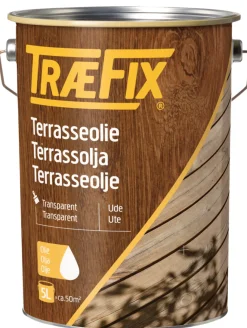 TræFix® Træolie|terrasseolie klar 5 liter Pine