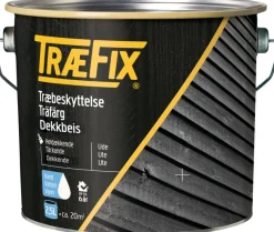 TræFix® Træbeskyttelse|træbeskyttelse heldækkende 2,5 liter Sort
