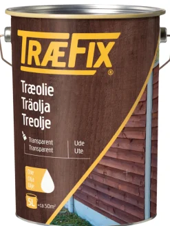 TræFix® Træolie|træolie transparent 5 liter Gylden