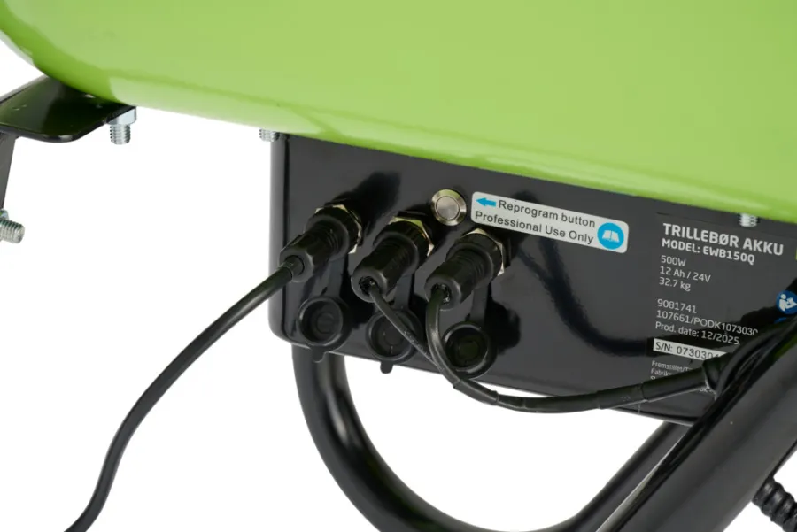 Garden® Trillebøre & Sækkevogne|Trillebør batteridrevet 24 V 12 Ah -