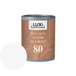 LUXI® Træ- & Metalmaling|Træ & Metal 80 0,75 liter - Hvid