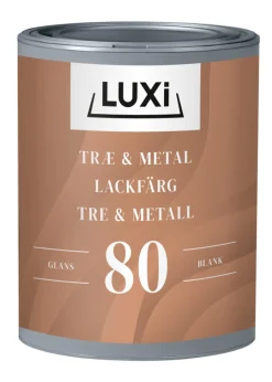 LUXI® Træ- & Metalmaling|Træ & Metal 80 0,75 liter - Hvid